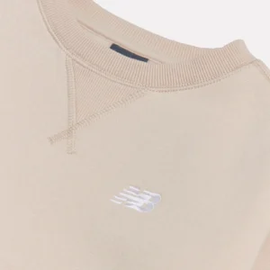 new-balance-g-new-balance-french-terry-small-logo-crew-bisque-2 G New Balance French Terry Small Logo Crew