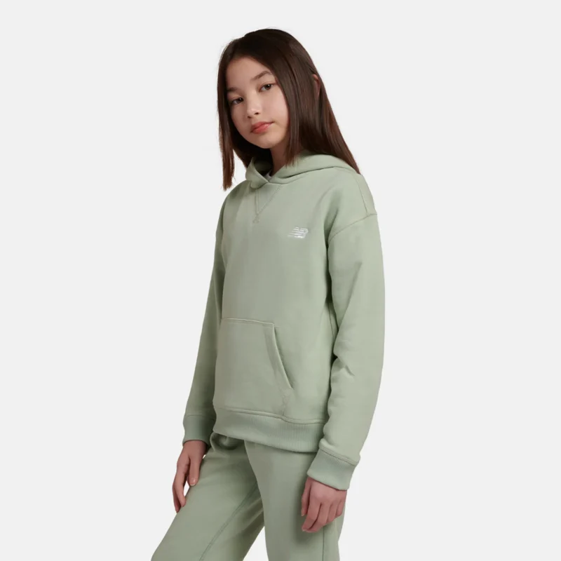 G New Balance French Terry Small Logo Hoodie