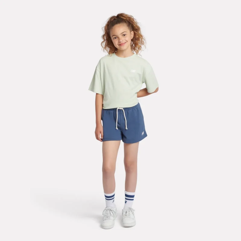 G New Balance French Terry Small Logo Short