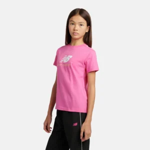 G New Balance Jersey Stacked Logo Tee