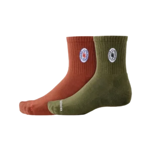 Graphics QTR Crew Socks 2 Pack