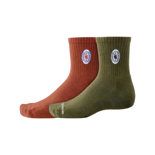 Graphics QTR Crew Socks 2 Pack