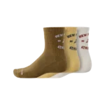 Graphics QTR Crew Socks 3 Pack
