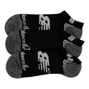 new-balance-nb-no-show-run-sock-3-pair-black-white-2 NB No Show Run Sock 3 Pair