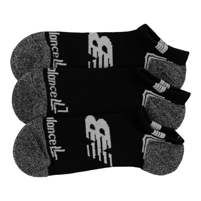 new-balance-nb-no-show-run-sock-3-pair-black-white-2 NB No Show Run Sock 3 Pair