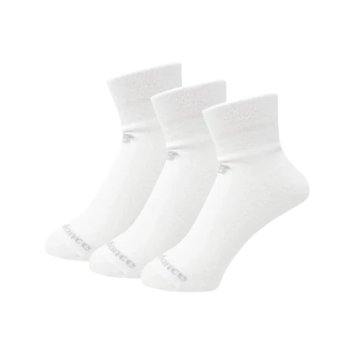 NB PF Cotton Flat Knit Ankle Socks 3 Pair