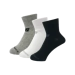 NB PF Cotton Flat Knit Ankle Socks 3 Pair