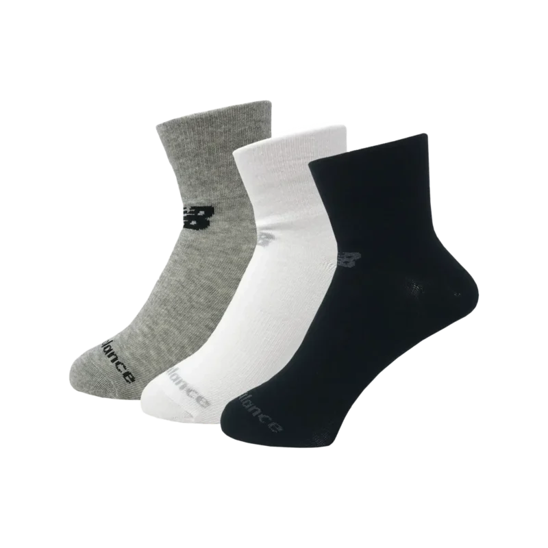 NB PF Cotton Flat Knit Ankle Socks 3 Pair