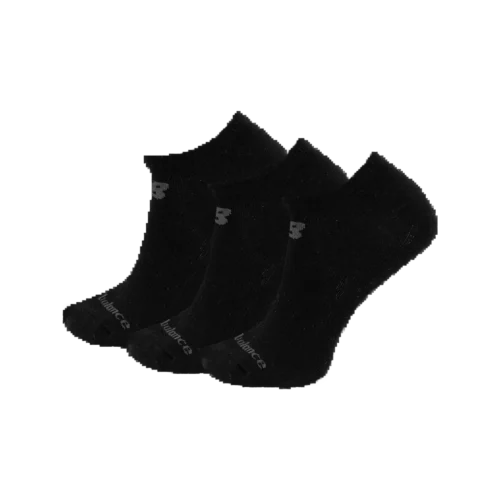 NB PF Cotton Flat Knit No Show Socks 3 Pair