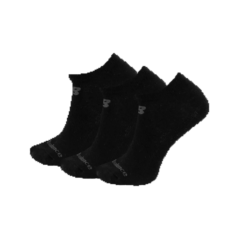 NB PF Cotton Flat Knit No Show Socks 3 Pair