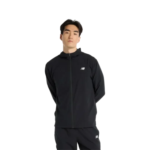 New balance sport woven jacket black 1