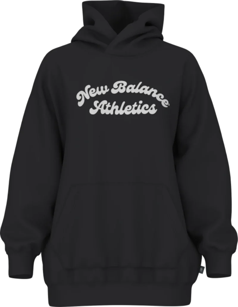 W Linear Heritage Fleece Long Hoodie