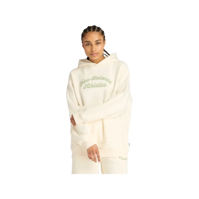 W Linear Heritage Fleece Long Hoodie