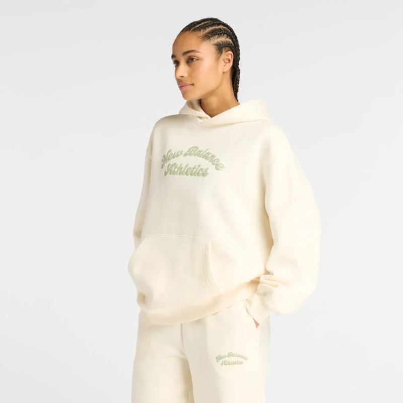 W Linear Heritage Fleece Long Hoodie