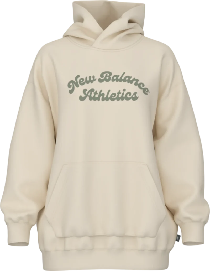 W Linear Heritage Fleece Long Hoodie