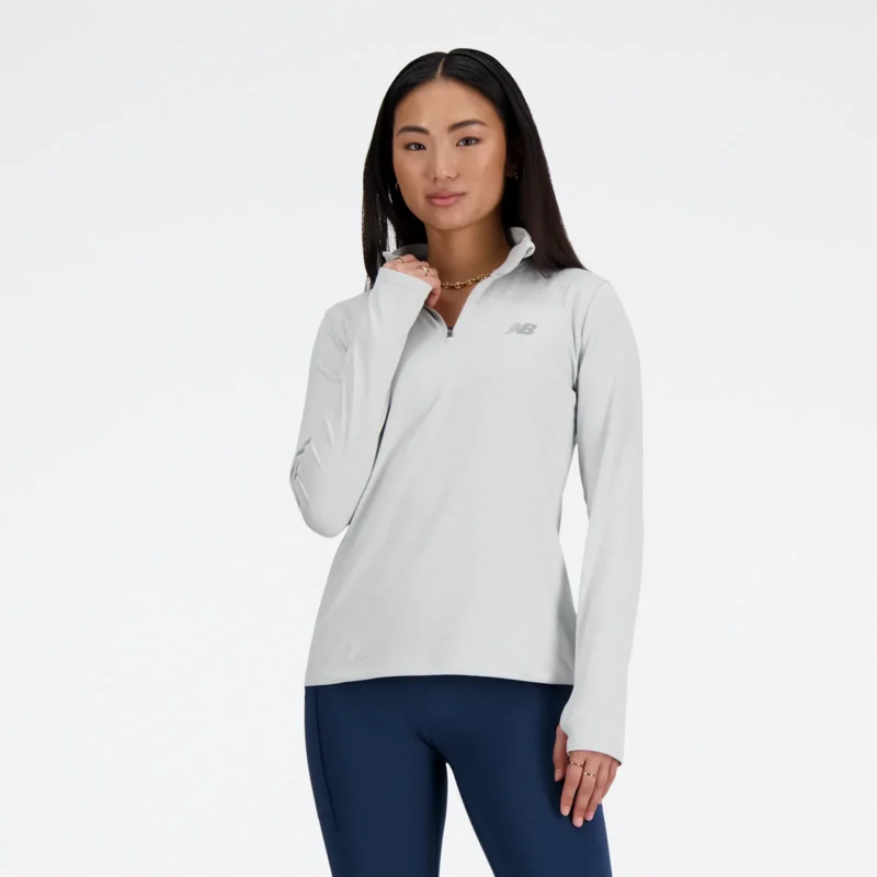 W Sport Essentials Space Dye Quarter Zip