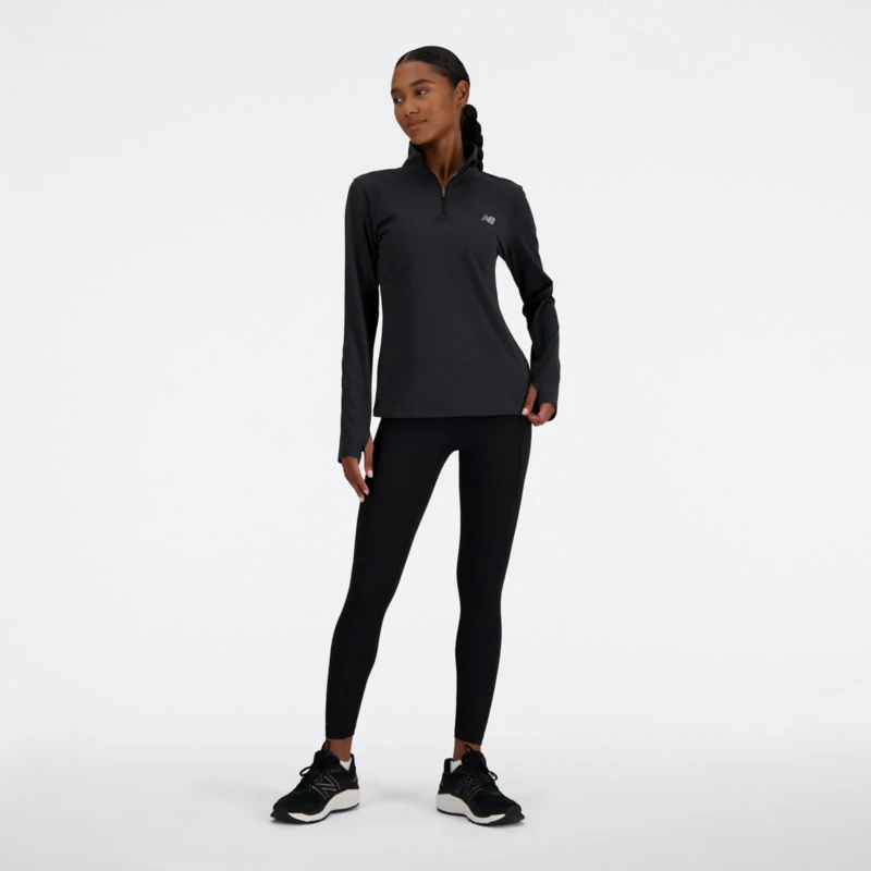 W Sport Essentials Space Dye Quarter Zip
