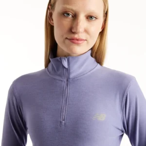 W Sport Essentials Space Dye Quarter Zip