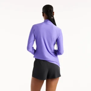 W Sport Essentials Space Dye Quarter Zip