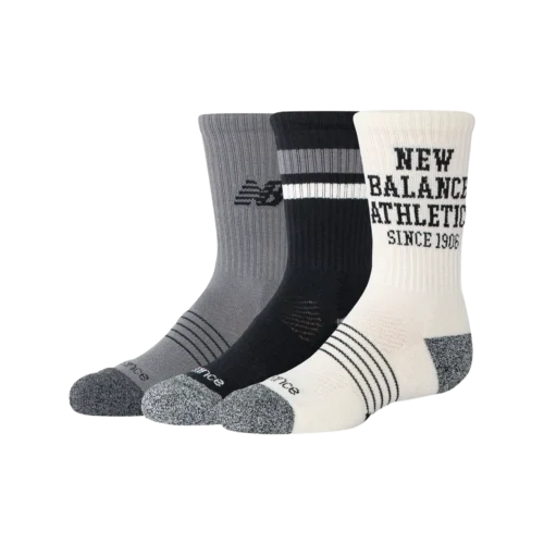 Youth Active Graphic Crew Socks 3 Pack