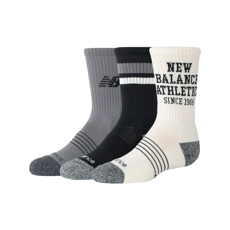 Youth Active Graphic Crew Socks 3 Pack