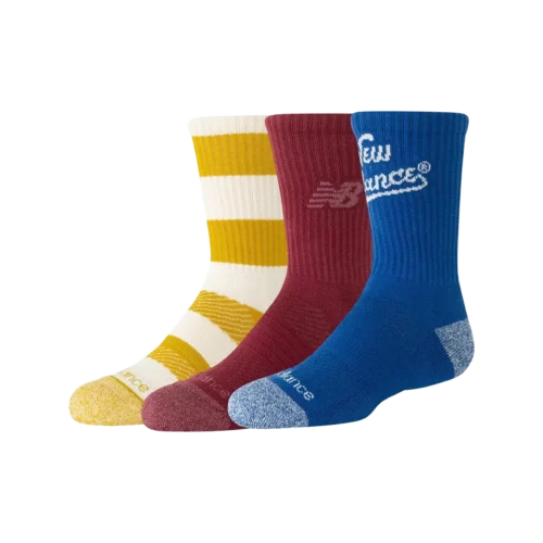 Youth Active Graphic Crew Socks 3 Pack