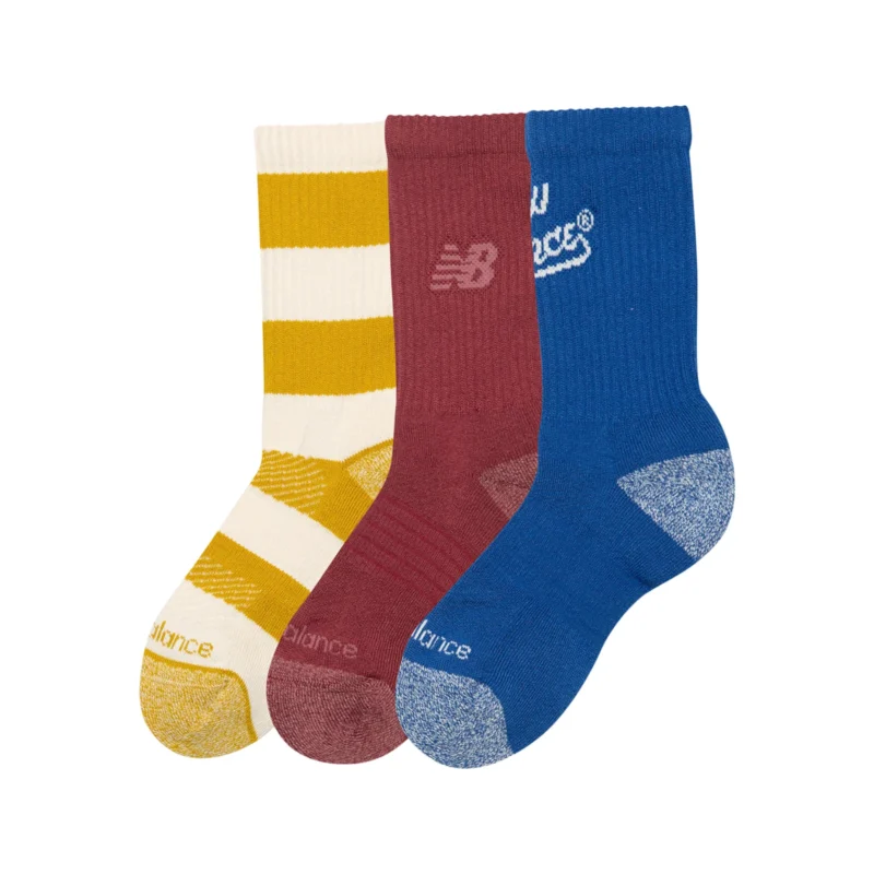 Youth Active Graphic Crew Socks 3 Pack