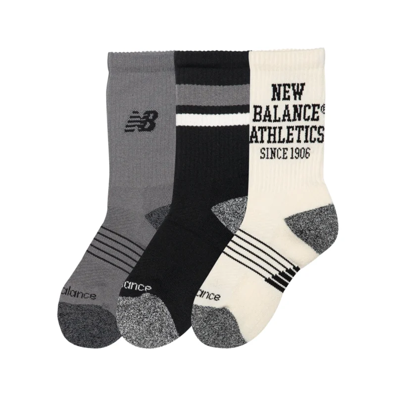 Youth Active Graphic Crew Socks 3 Pack