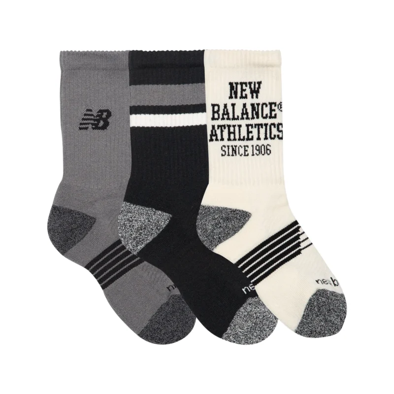 Youth Active Graphic Crew Socks 3 Pack