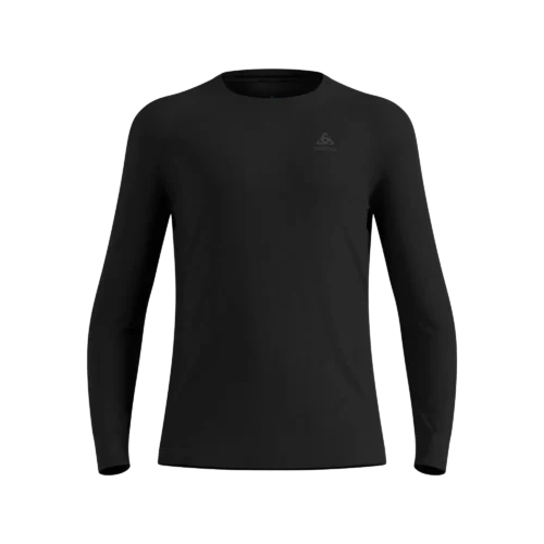 odlo-bl-top-crew-neck-l-s-men-black-1 Merino 200 Base Layer Shirt Men