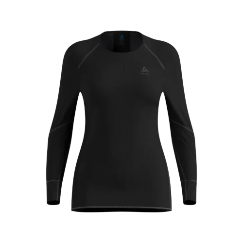 odlo-bl-top-crew-neck-l-s-women-black-1-3 Active X-Warm Base Layer Shirt Women