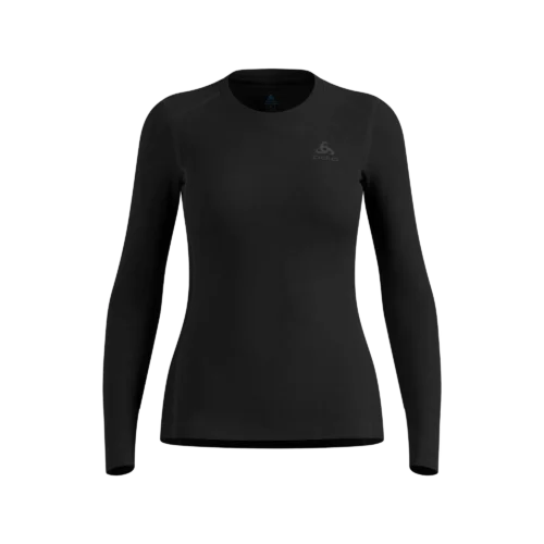 odlo-bl-top-crew-neck-l-s-women-black-1 Merino 200 Base Layer Shirt Women