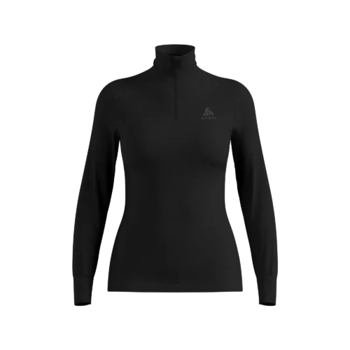 odlo-bl-top-turtle-neck-l-s-half-zip-women-black-1 Active Warm Base Layer Half-Zip Women
