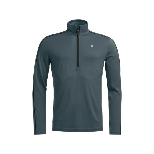 185 ROCK'n'WOOL ZIP NECK M