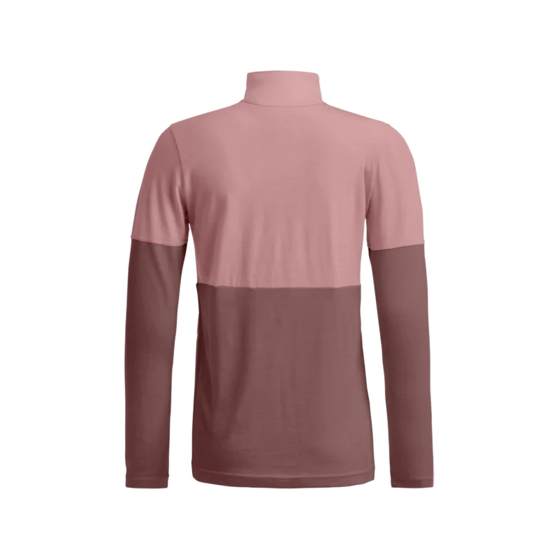 ortovox-185-rock-n-wool-zip-neck-women-dusk-rose-2 Ortovox 185 rock n wool zip neck women dusk rose