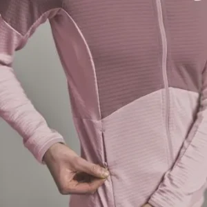 FLEECE LIGHT GRID HOODY W