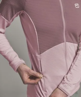 FLEECE LIGHT GRID HOODY W