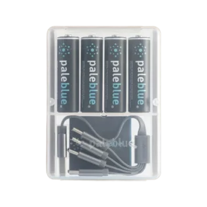 Pale Blue Battery AA USB-C 4pcs