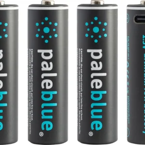 Pale Blue Battery AA USB-C 4pcs