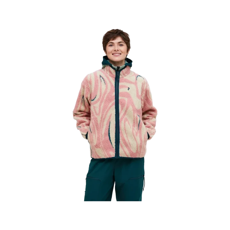Graphic Pile Jacket Women