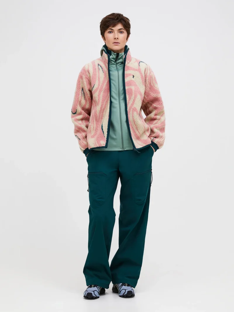 Graphic Pile Jacket Women