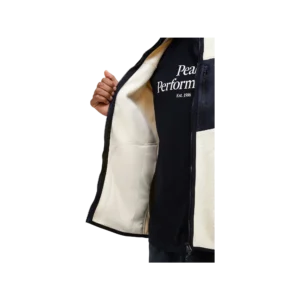 Peak performance naturerush pile zip jacket men sand fog black 5