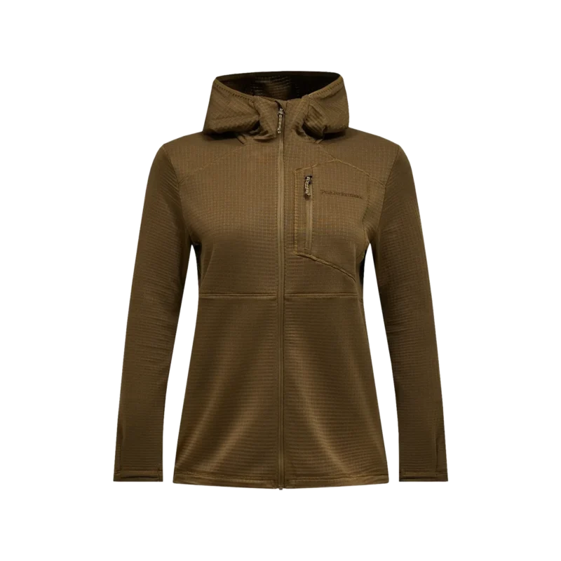 Trail Polartec Zip Hood Women