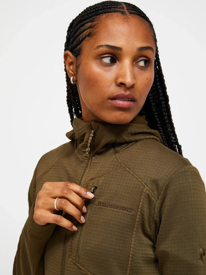 Trail Polartec Zip Hood Women