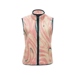 W Graphic Pile Vest