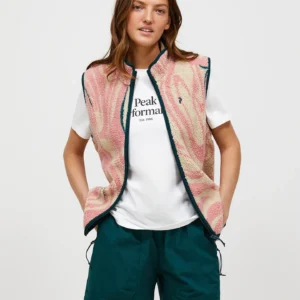 W Graphic Pile Vest