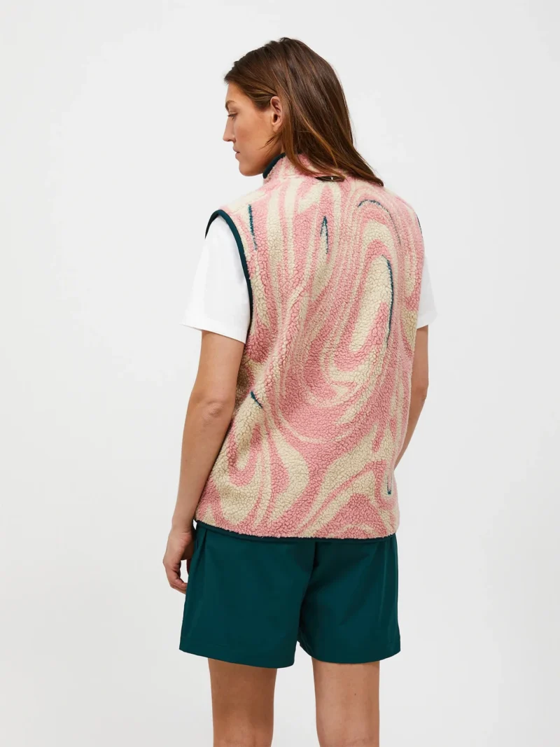 W Graphic Pile Vest