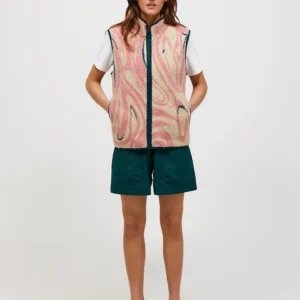 W Graphic Pile Vest