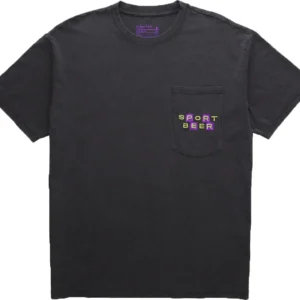 Sport Beer Pocket Tee schwarz