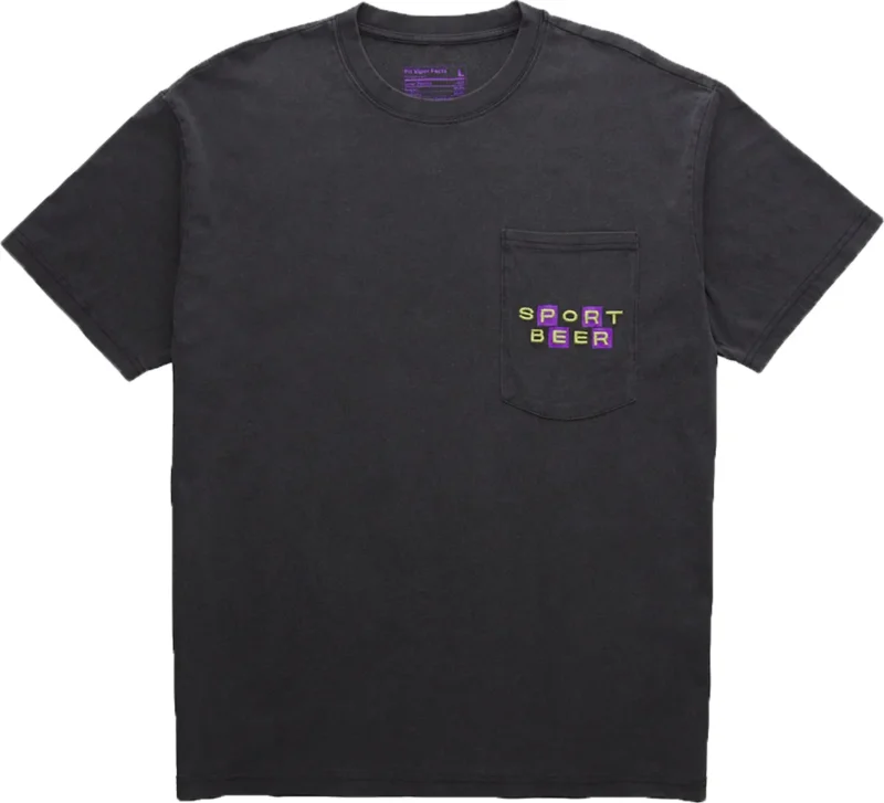 Sport Beer Pocket Tee schwarz